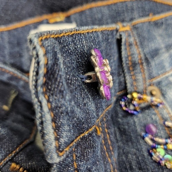 Cache Embellished Beaded Jeans - Picture 15 of 15